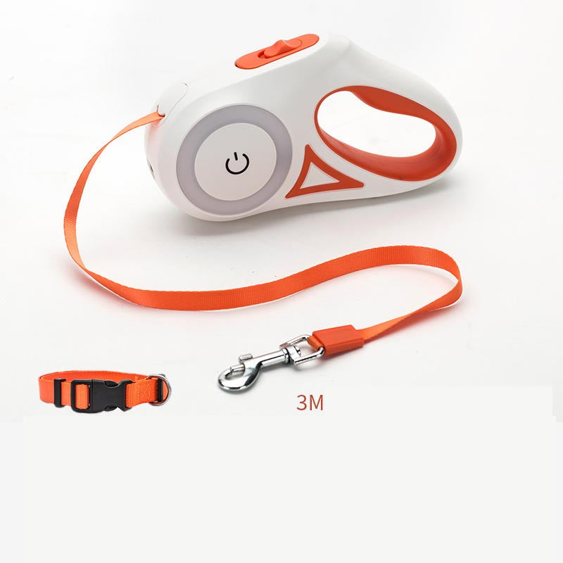 Retractable Dog Leash with LED Ligh