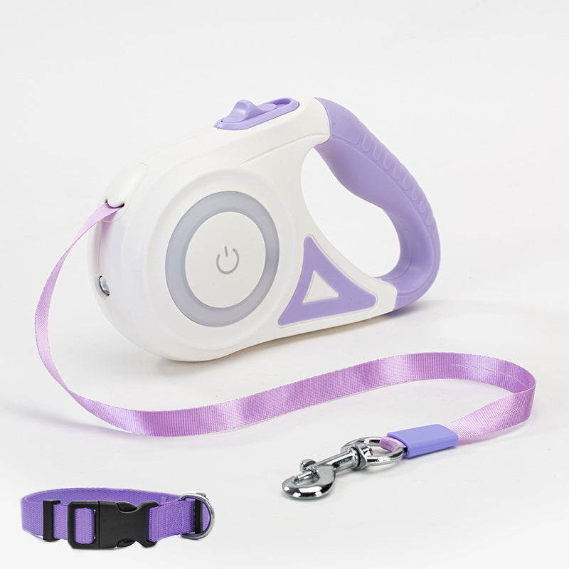 Retractable Dog Leash with LED Ligh